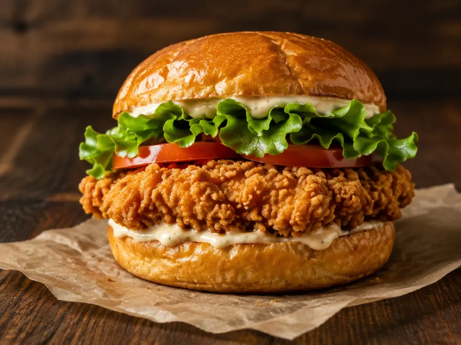 Crispy de pollo de Hamburgo, hamburguesería en Salto, Buenos Aires